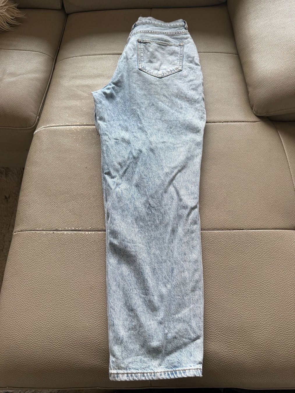 Mango Pantaloni: Mango Jeans, breit geschnitten, hellblau, Gr. 38 – Usato da Affoltern am Albis venduto da Rinale 6