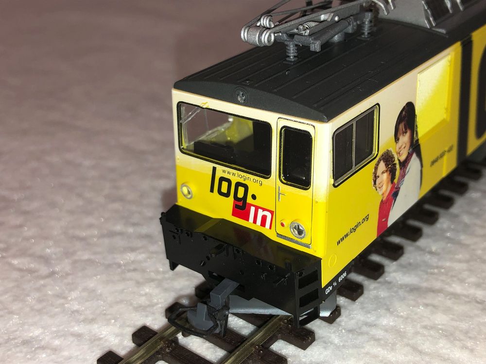 Bemo Modelleisenbahnen: BEMO 1280 326 MOB GDe 4/4 6006 "Login" Hom analog neuf – Neu und originalverpackt aus Echandens von sprite2 2