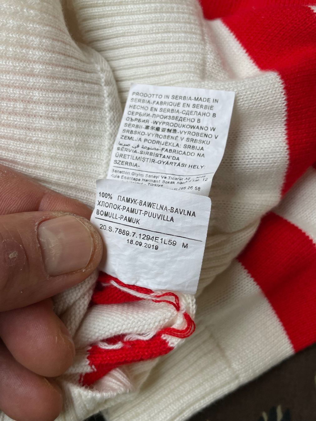 Benetton Maglioni & Felpe: Benetton Pullover Marinère Tintin Captain Haddock  Sz M – Usato da Zürich venduto da le_souk 6