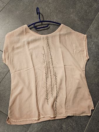 Nile Seiden-T-Shirt Grösse M