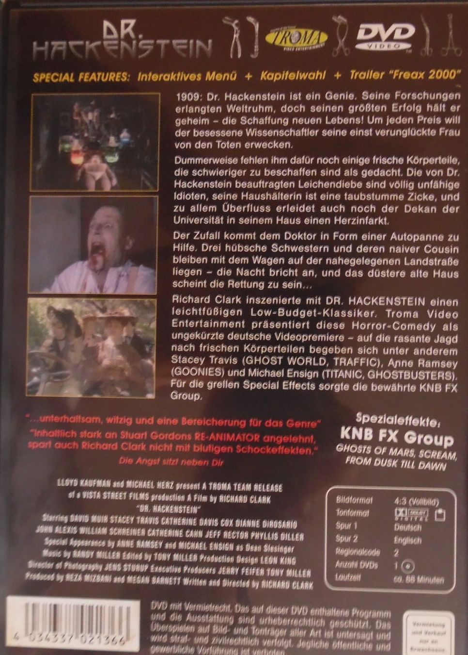 Alle DVDs: Dr. Hackenstein – Gebraucht aus Bellinzona von Luna093 2