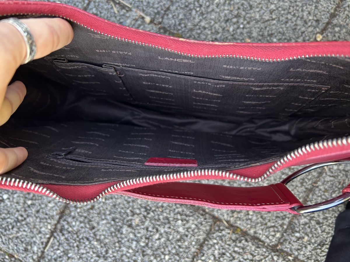 Lancel Borse da donna: Lancel Paris Handtasche aus Leder, rot – Usato da Münchenstein venduto da sam_2g78 5