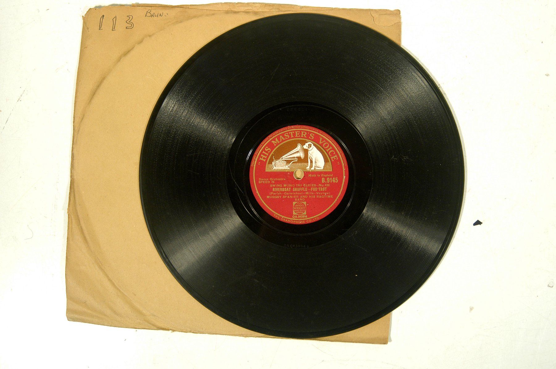 Schallplatten: Schellack Blues Jazzplatten 5 Stück – Gebraucht aus Herisau von Wisen 9