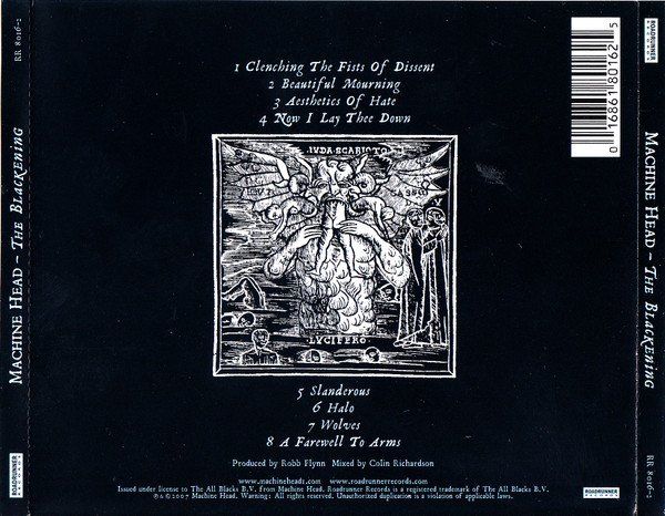 CD: Machine Head – The Blackening – Usato da Gingins venduto da Demonseed 1