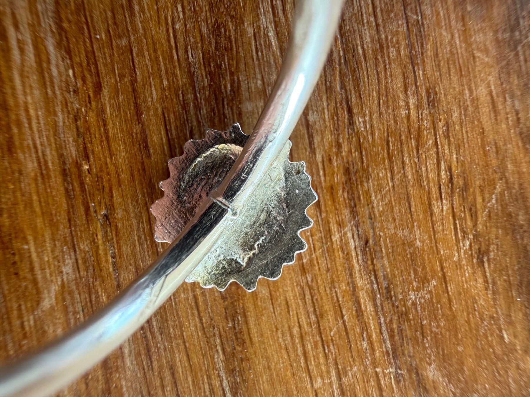Anelli: Silberring mit Blumenmotiv – Usato da Zürich venduto da AngelaZeh 2