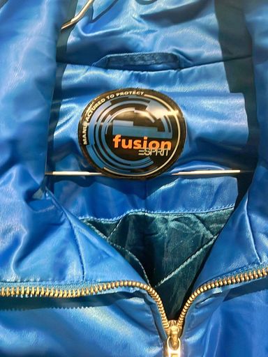 Giacche: Fusion Scan Blauer Kurzer Windbreaker Jacke – Usato da Zug venduto da vinokilo 3