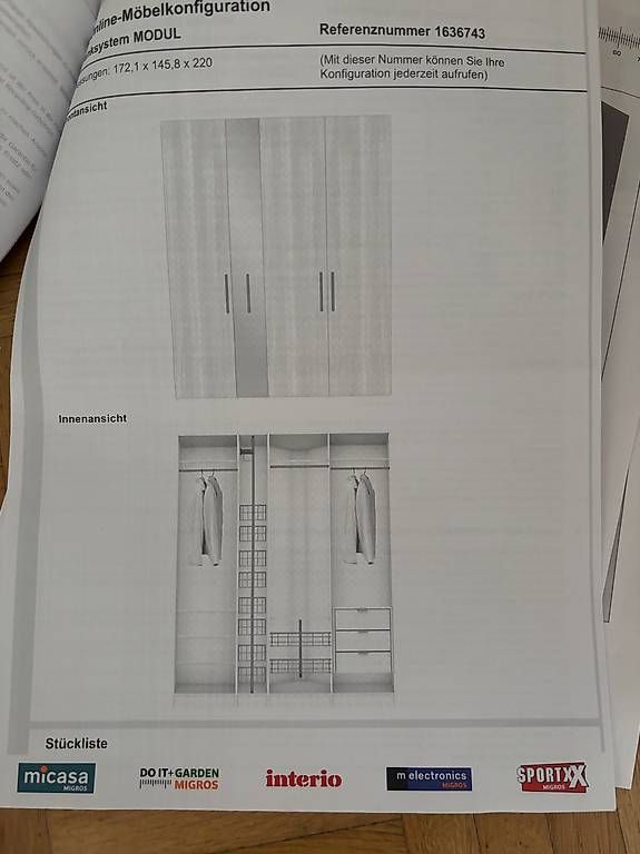 Micasa Schränke: Kleiderschrank – Gebraucht aus Zürich von ari_y7sc 1