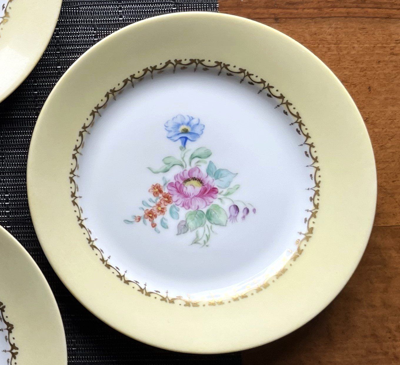 Rosenthal Piatti: Rosenthal Germany Porzellan, 5 Dessertteller Dekor Blumen – Nuovo (secondo la descrizione) da Arlesheim venduto da Pyramide88 4