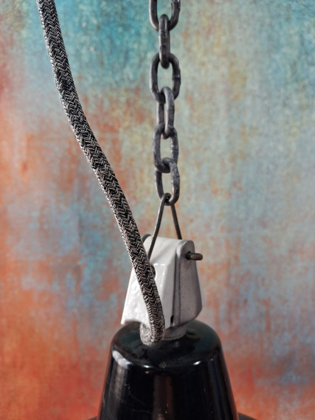 Lampen: Restaurierte Emaille Industrie Lampe – Gebraucht aus Winterthur von lampenretter 3