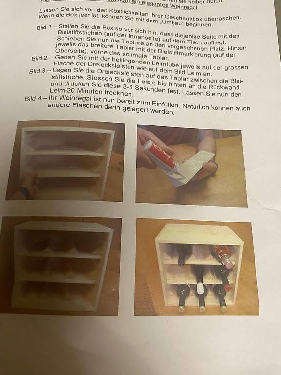 Altro: Holzbox für Weinflaschen – Nuovo (secondo la descrizione) da Rüti ZH venduto da Diana7770
