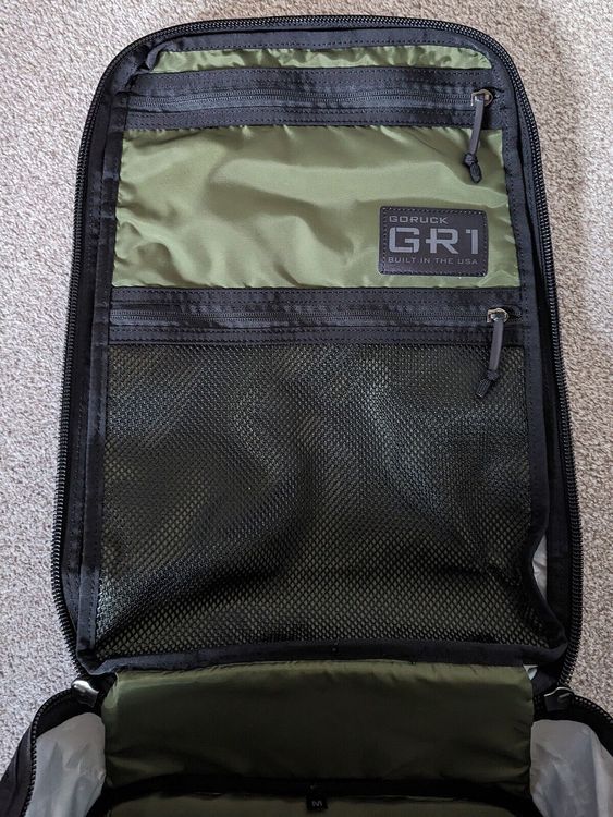 Goruck GR1 21L X-Pac - Huckberry Limited Edition Black/Green (Neu und ...