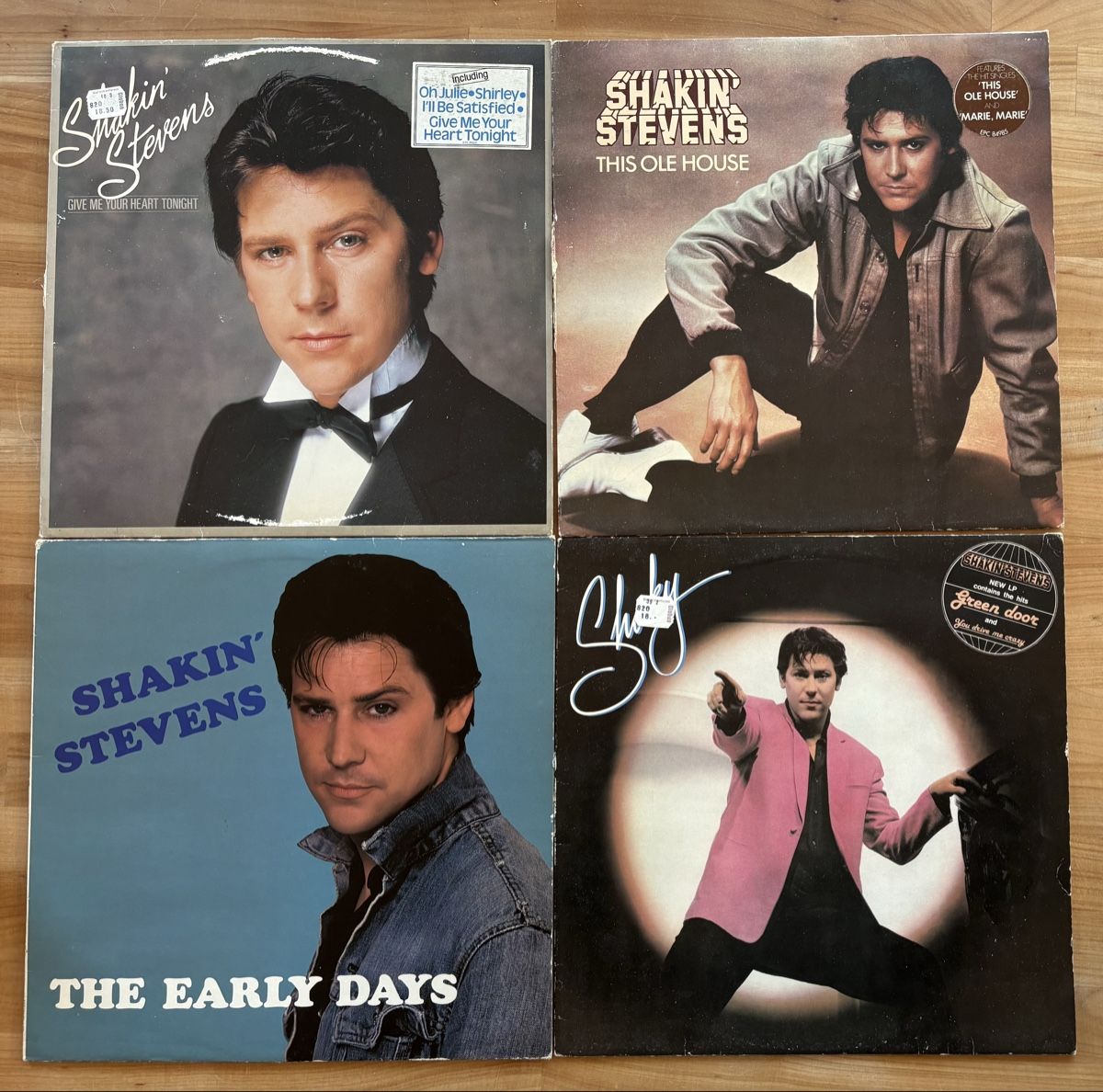 Dischi in vinile: 4 Schallplatten von Shakin Stevens – Usato da Rümlang venduto da euqinom16