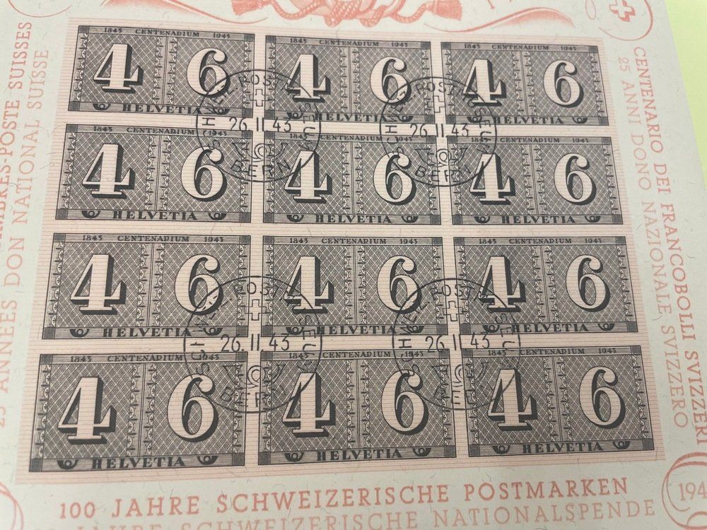 Alle Briefmarken: Lot mit 9 Schweizer Blocks gestempelt – Gebraucht aus Sirnach von Melisangi 2