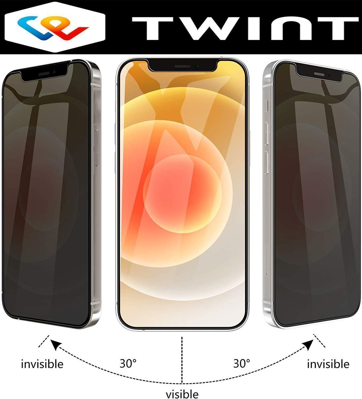 Cover & Protezioni schermo: iPhone 12/12 Pro /12 Pro Max/12 mini Panzerglas Privacy Glas – Nuovo e nell'imballaggio originale da Volketswil venduto da coverandmore
