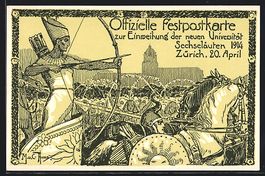 Zürich, Einweihung der neuen Universit
