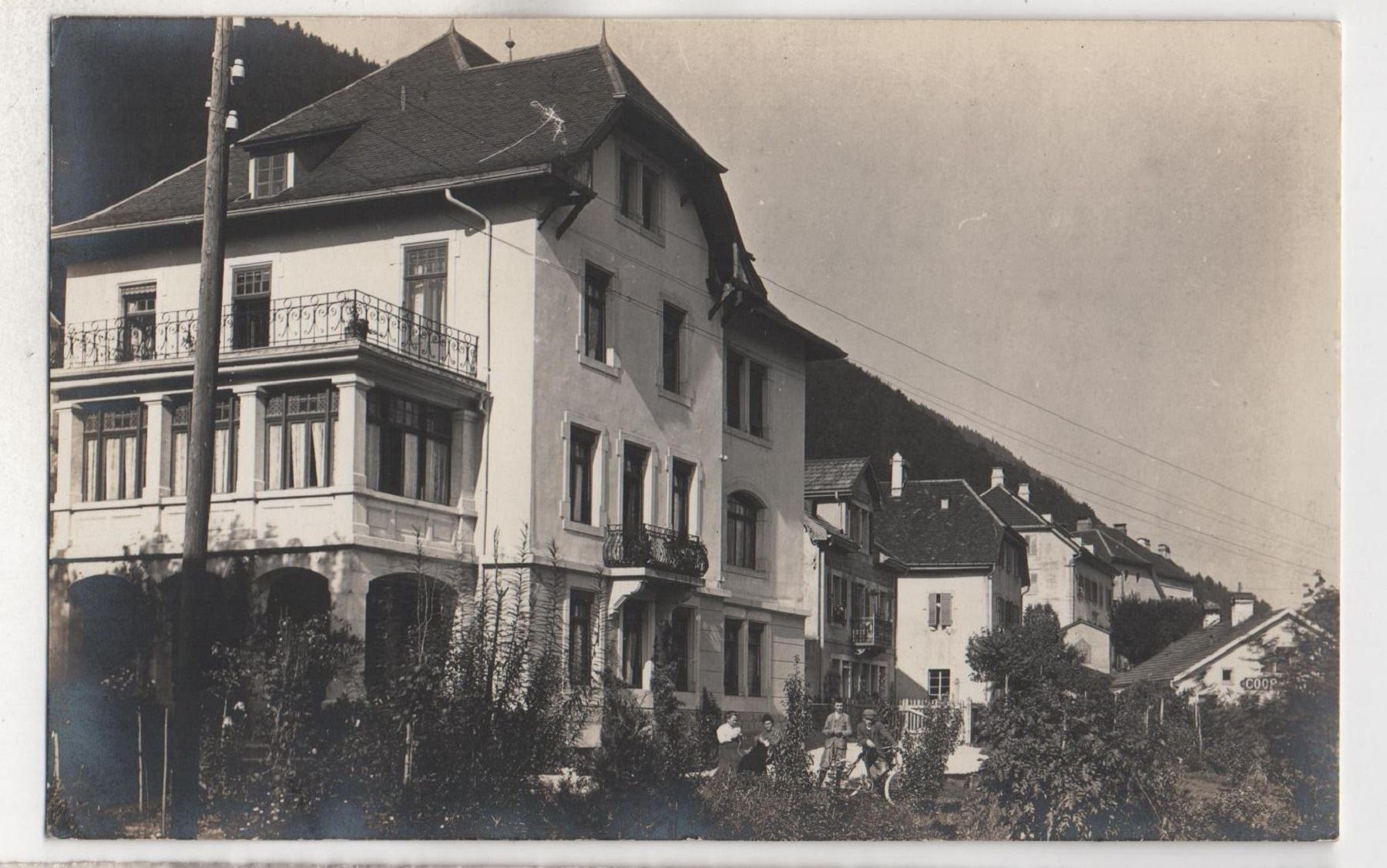 Ansichtskarten: HAUS unbekannt, belebt – Neu (gemäss Beschreibung) aus Jona von philajona