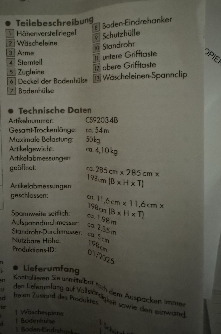 Stenditoi: Wäschespinne – Usato da Trimbach venduto da Danius 1