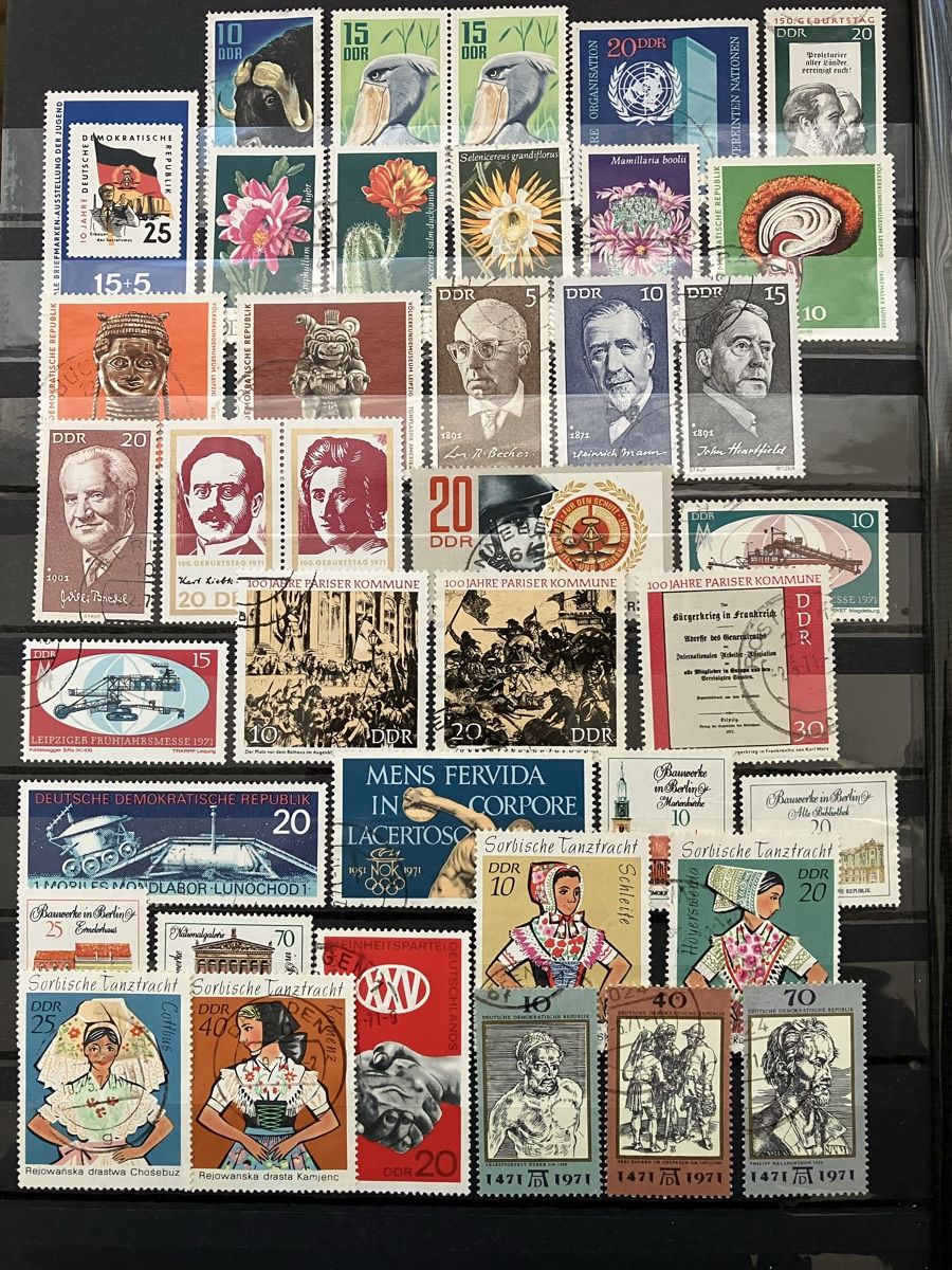 Tutti i francobolli: Deutschland DDR gest/postfr 6s 1970-73 – Usato da Cham venduto da Diablo1232 1