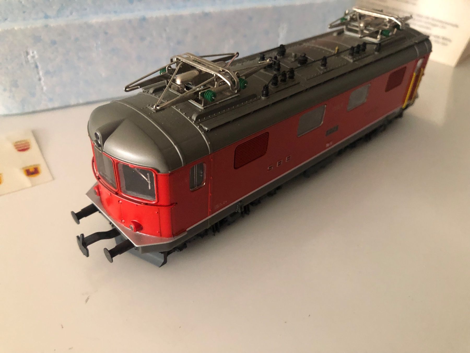 Hag Modellini di ferrovie: Hag 223 Lok wie neu – Usato da Ostermundigen venduto da Garmin03 4
