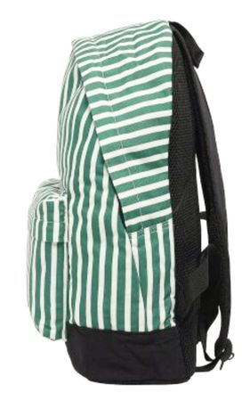 Karl Kani Rucksack, gestreift grün-weiss, neu