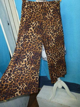 HOSEN ROCK LEO LEICHT 7/8 LÄNGE GUMMIZUG IM BUND GR M
