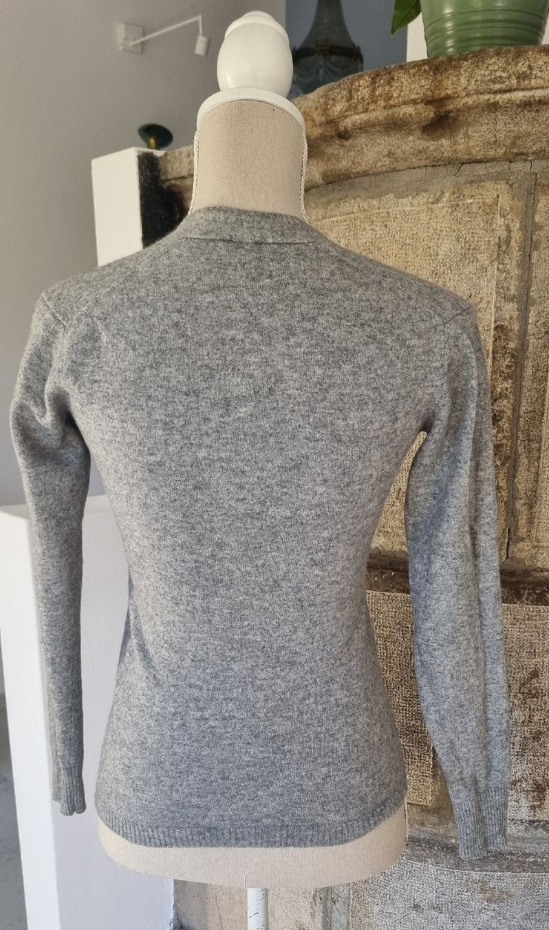 Pullover & Sweatshirts: KASCHMIR Pullover 100% Cashmere Grau V-Ausschnitt Gr.S – Gebraucht aus Champlan von acr_kkd5 3
