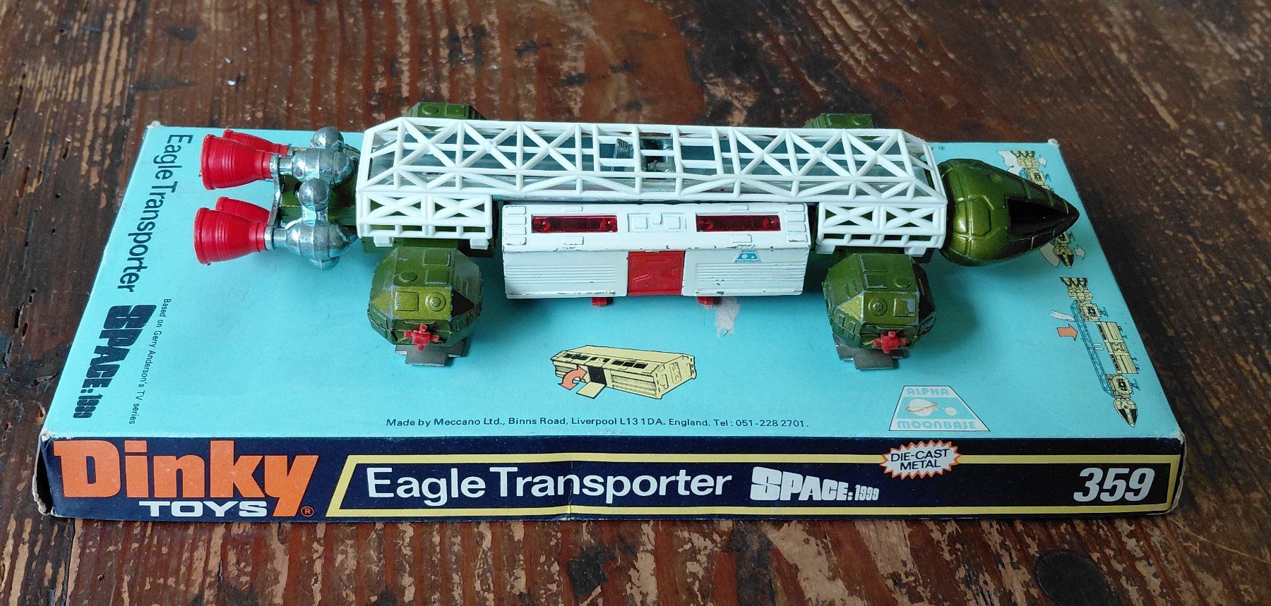 Dinky Toys Kit di modellismo & Modellini statici: Dinky Toys Eagle Transporter Space 1999 model 359 – Usato da S. Vittore venduto da Gmg70 4