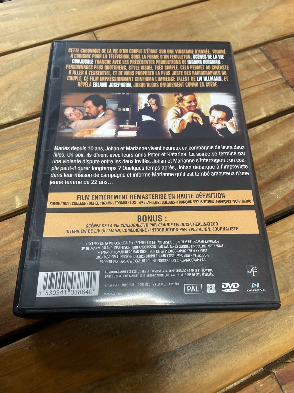 Tutti i DVDs: DVD scène de la vie conjugale – Usato da moudon venduto da faucheur2 1