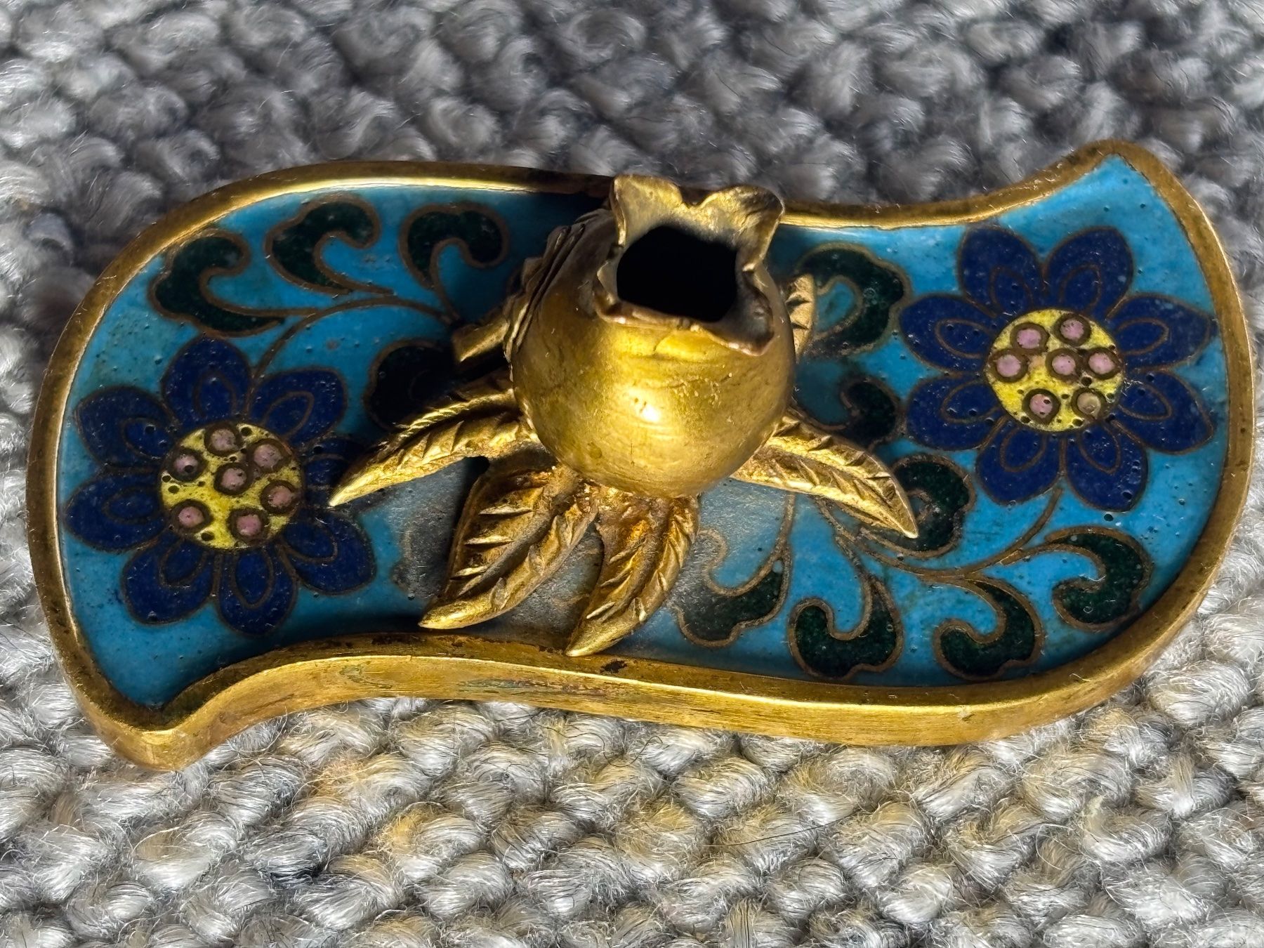 Teiere: Teekännchen Messing Email Cloisonné Japan – Usato da Hinwil venduto da DaniBachman 4