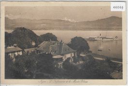 Nyon - L'Infirmerie et le Mont Blanc