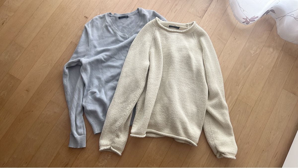 Brandy Melville Pullover & Sweatshirts: Pullover Set hellblau + beige gebraucht – Gebraucht aus Inwil von Ayrine2026