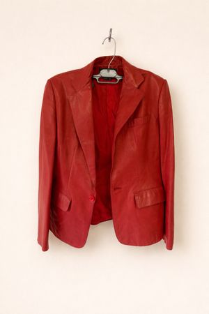 Ralph Lauren Lederblazer, Gr. 38, Rot, Top Zustand!