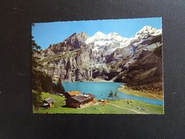 Postkarte Berghaus am Oeschinensee