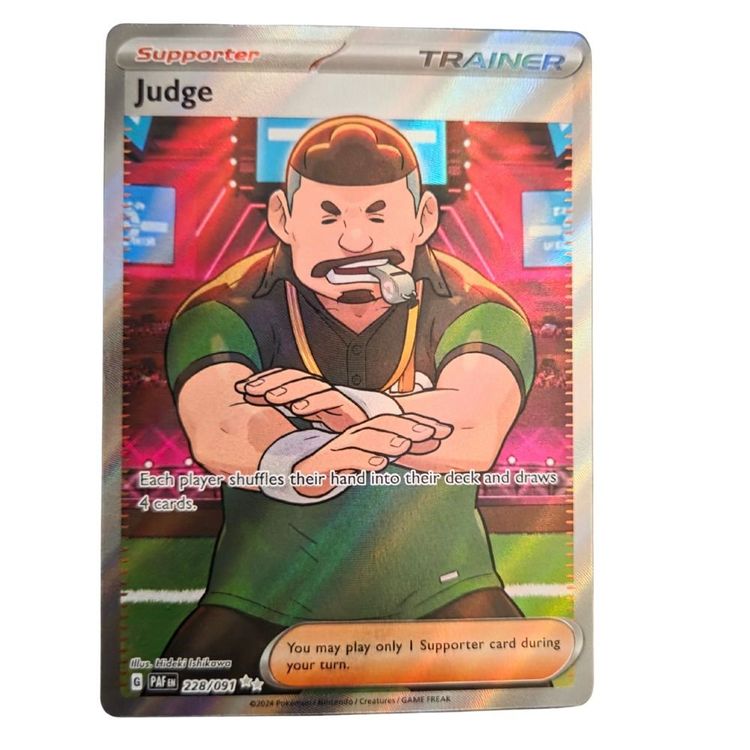 Judge 228/091 Full Art Trainer Paldean Fates NM Pokemon (Gebraucht) in ...