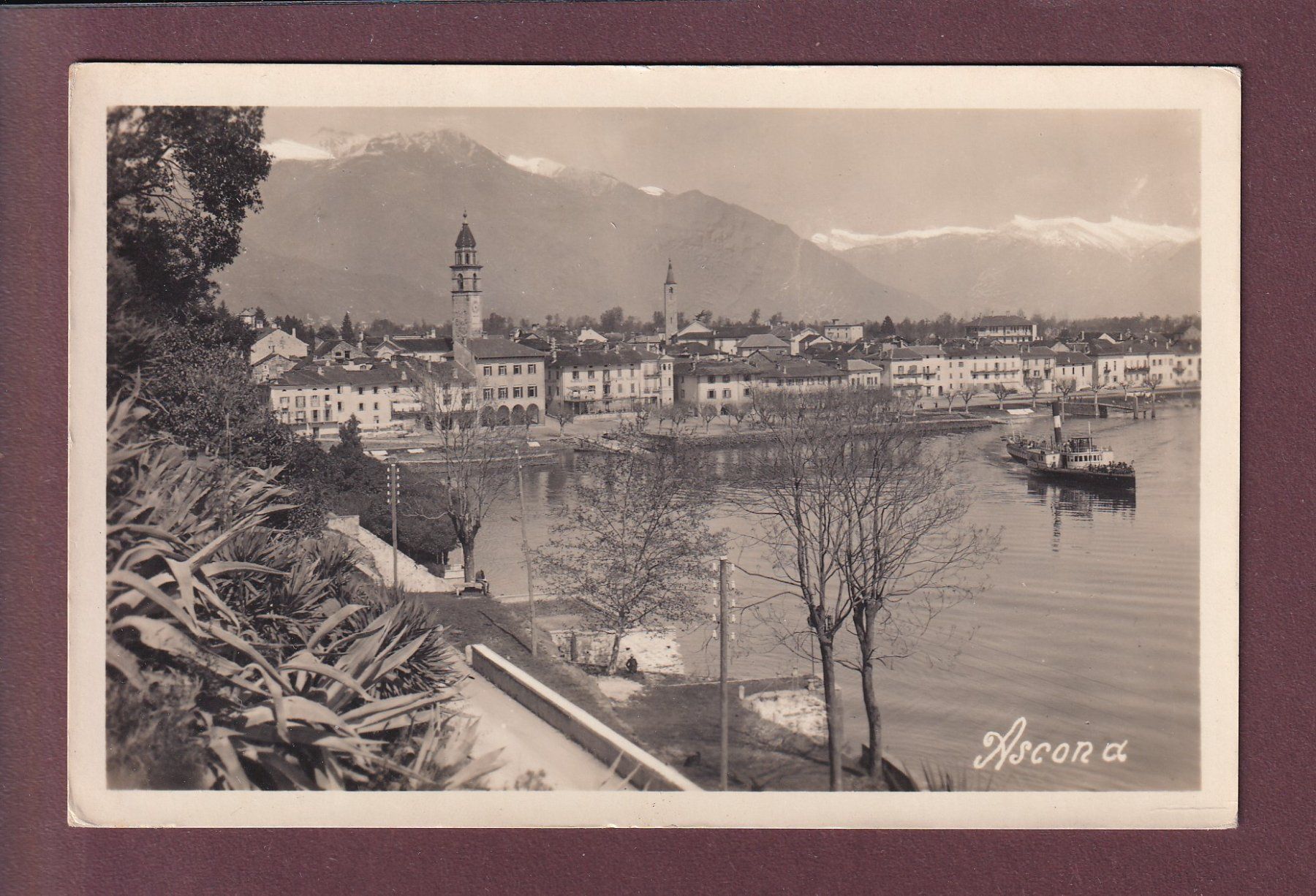 Cartes postales: ASCONA - Nave – D'occasion à Pully par nicecards