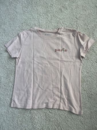 Brandy Melville pink paris t shirt