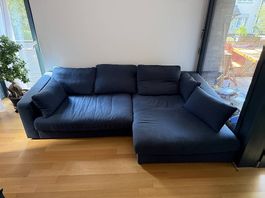 Sofa Blau Stoff Micasa NP 1100
