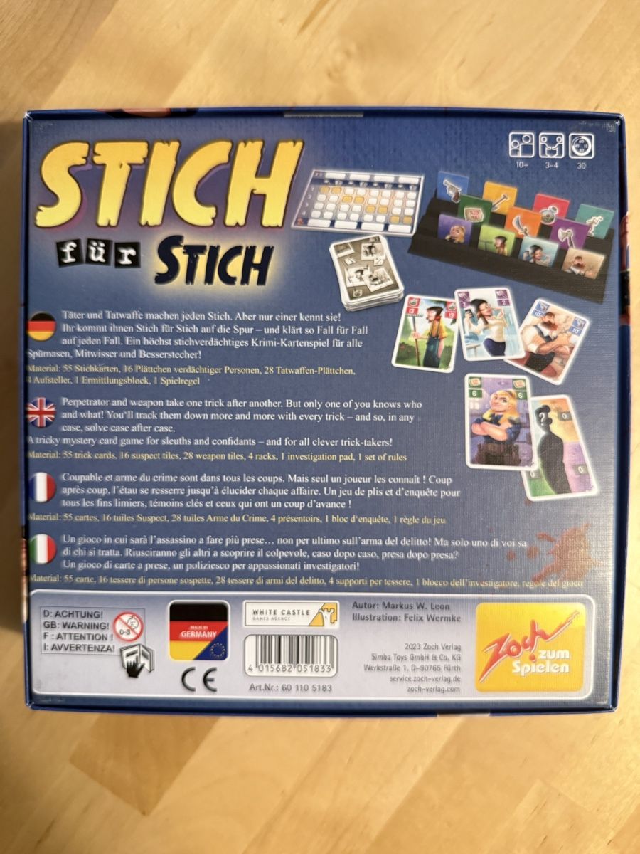 Giochi: Stich für Stich – Nuovo (secondo la descrizione) da Meinier venduto da fabdab 2