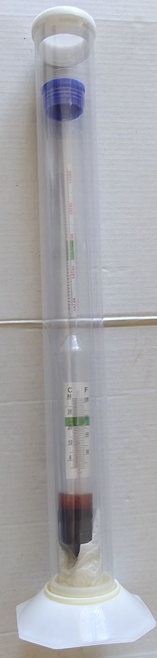 Misurare: Aräometer mit Thermometer und Messzylinder gebraucht – Usato da Uerkheim venduto da Justi.y 2