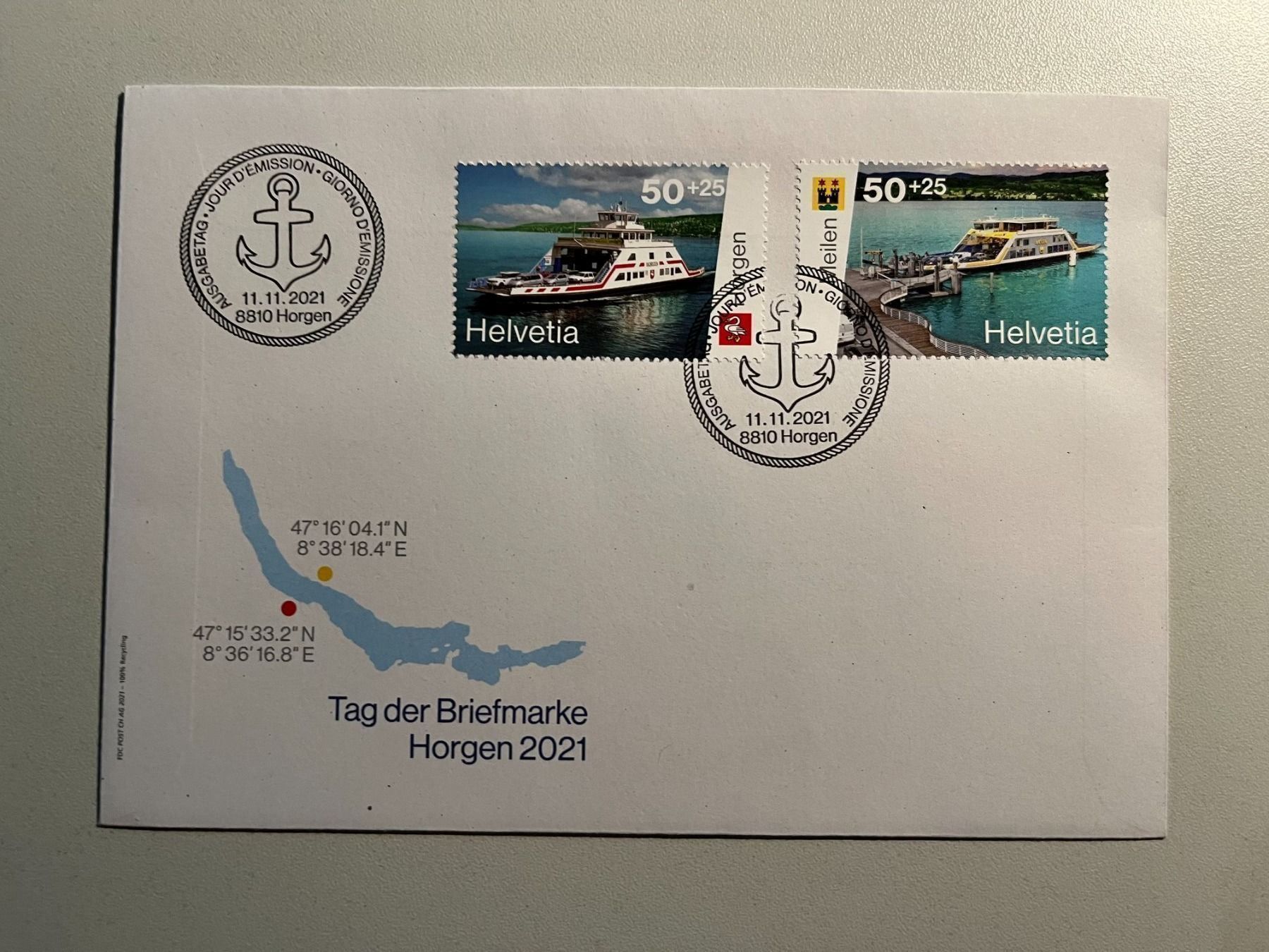 Alle Briefmarken: FDC 2021 einzeln geklebt – Neu (gemäss Beschreibung) aus Arch von seil819