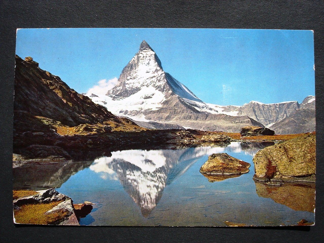 Cartoline postali: ZERMATT Riffelsee mit Matterhorn – Usato da Jona venduto da philajona