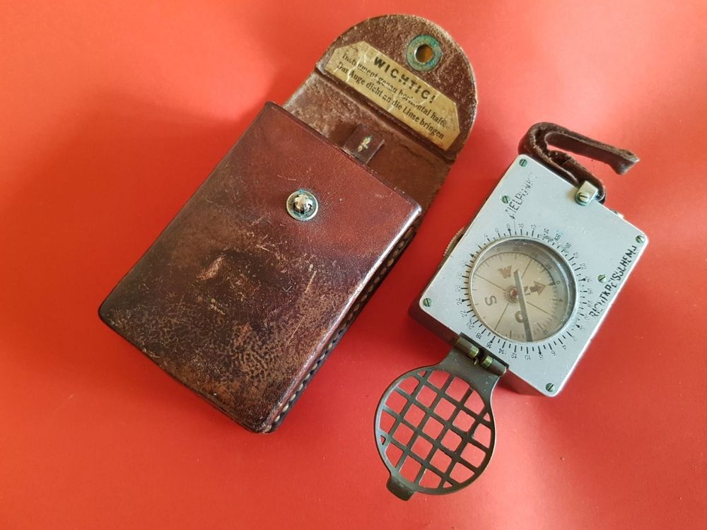 Sitometer Kompass Schweizer Armee mit Etui Militaria (Gebraucht) in ...