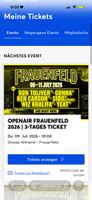 3-Tagesticket Openair Frauenfeld