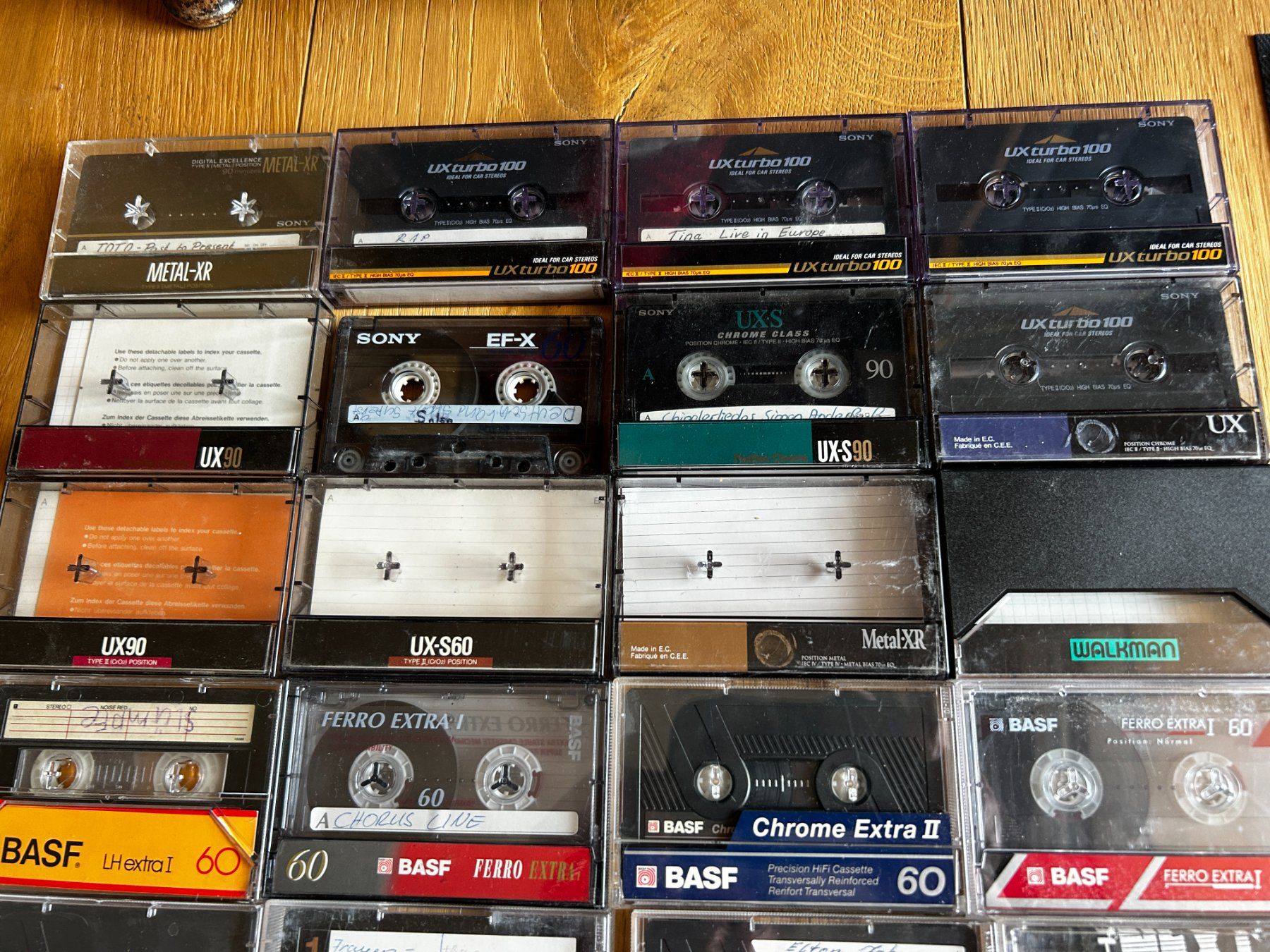 Musicassette: Kassetten 27 MC Sony und BASF, teils selten – Usato da Steinach venduto da Jaguare1961 1