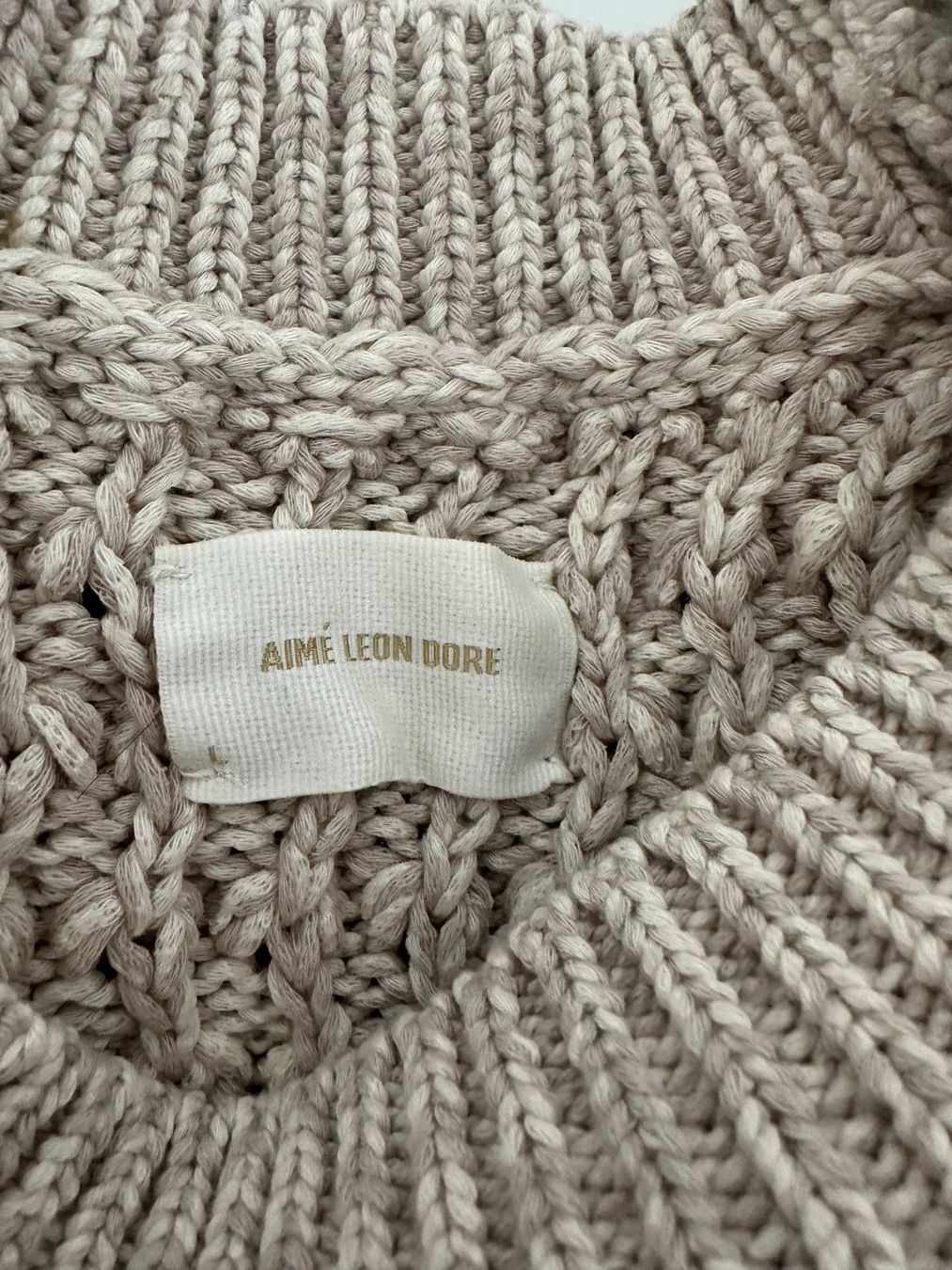 Maglioni & Felpe: Aimé Leon Dore Cableknit Sweater – Nuovo (secondo la descrizione) da St.Gallen venduto da BrkG 3