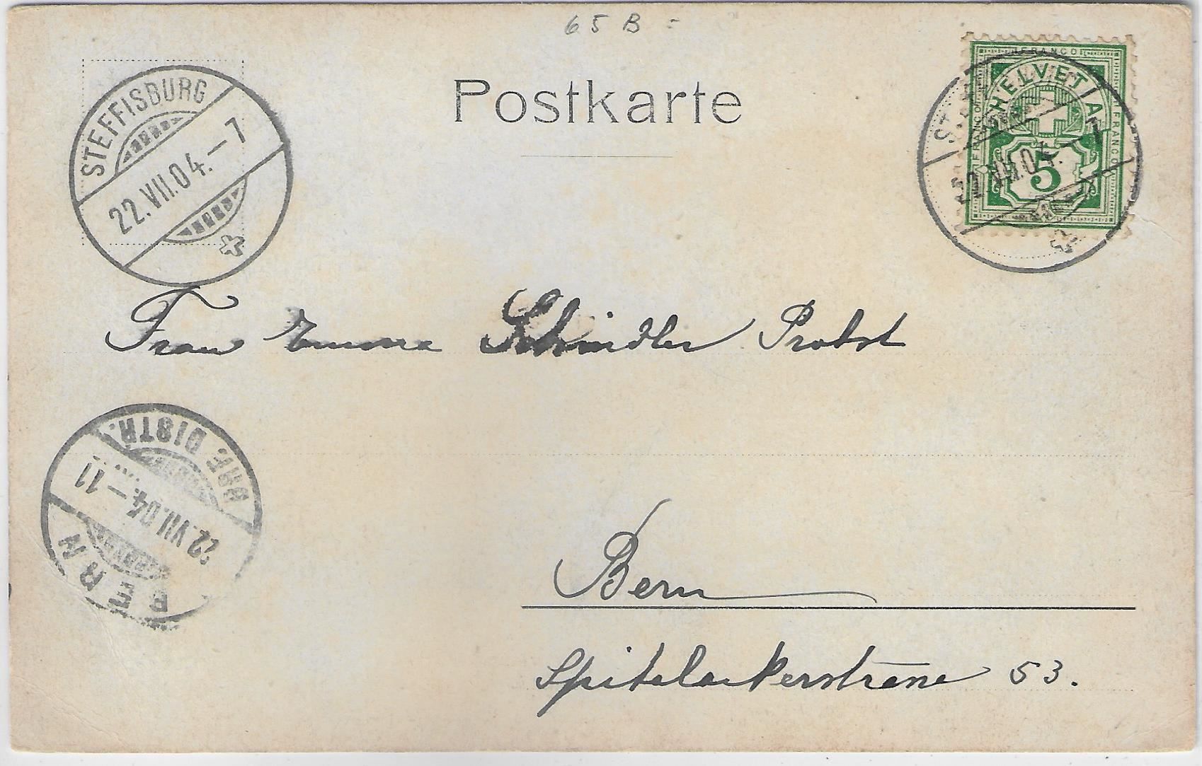 Cartoline postali: Bauernhaus im Bernbiet – Usato da Ettingen venduto da Kartenplanet 1