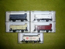 5 Güterwagen Epoche 1