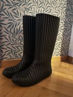 Stylish Black Robber Boots, Size 39/40 - Made in Italy