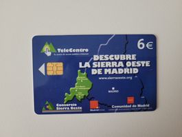 Telefonkarte Spanien "Madrid"