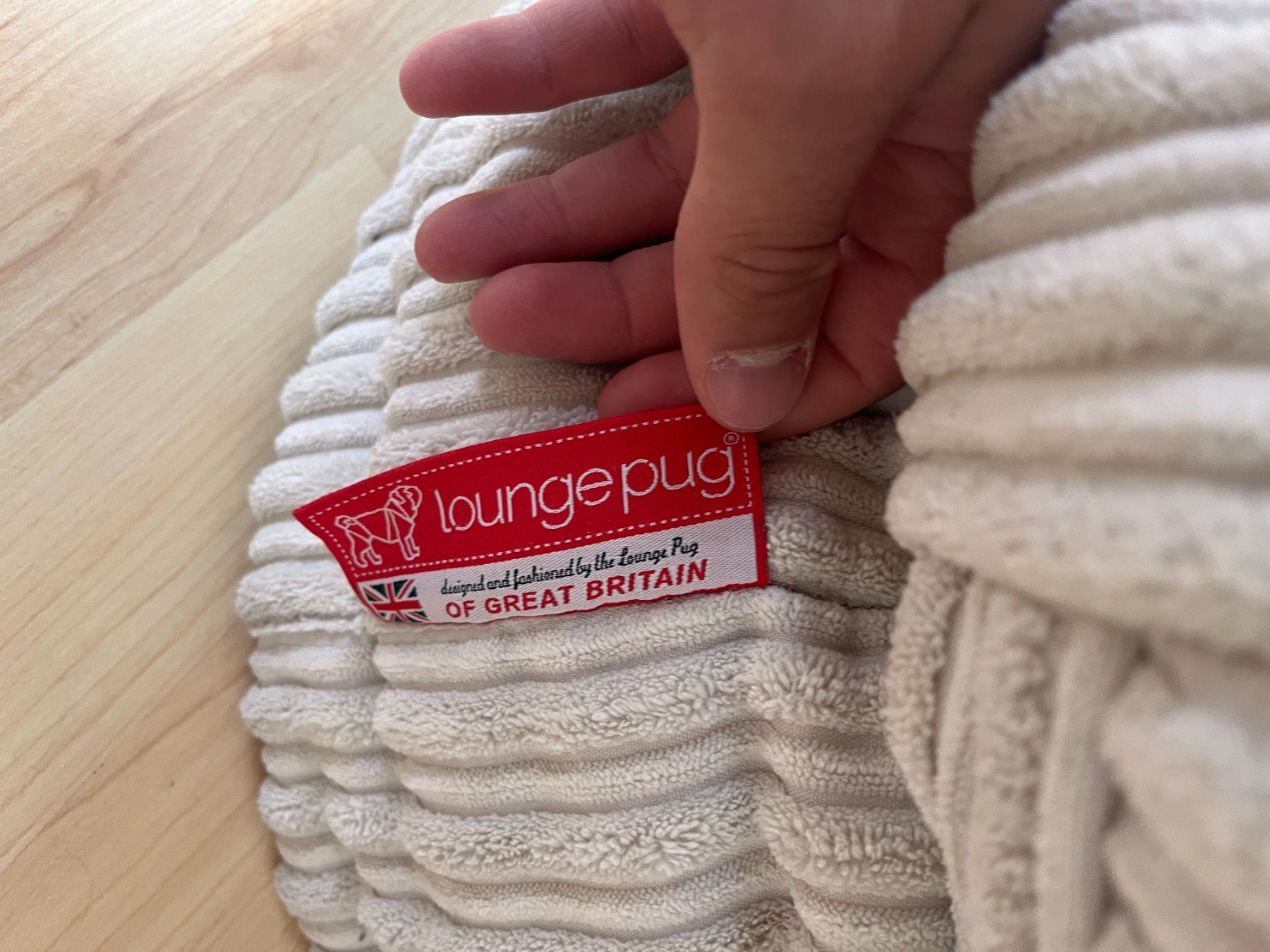 Lounge Pug Fauteuils: Lounge Pug Sitzsack Cord beige, gebraucht – D'occasion à Jona par Humpimumpi 2